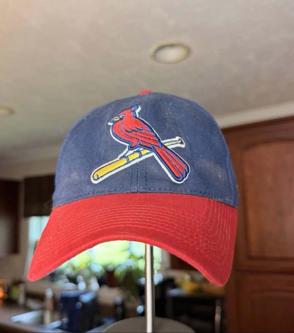 Team MLB St Louis Cardinals Hat Cap Blue Red Adjustable
